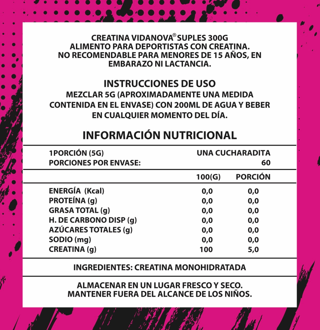 Creatina WOMAN Monohidratada 300g ™