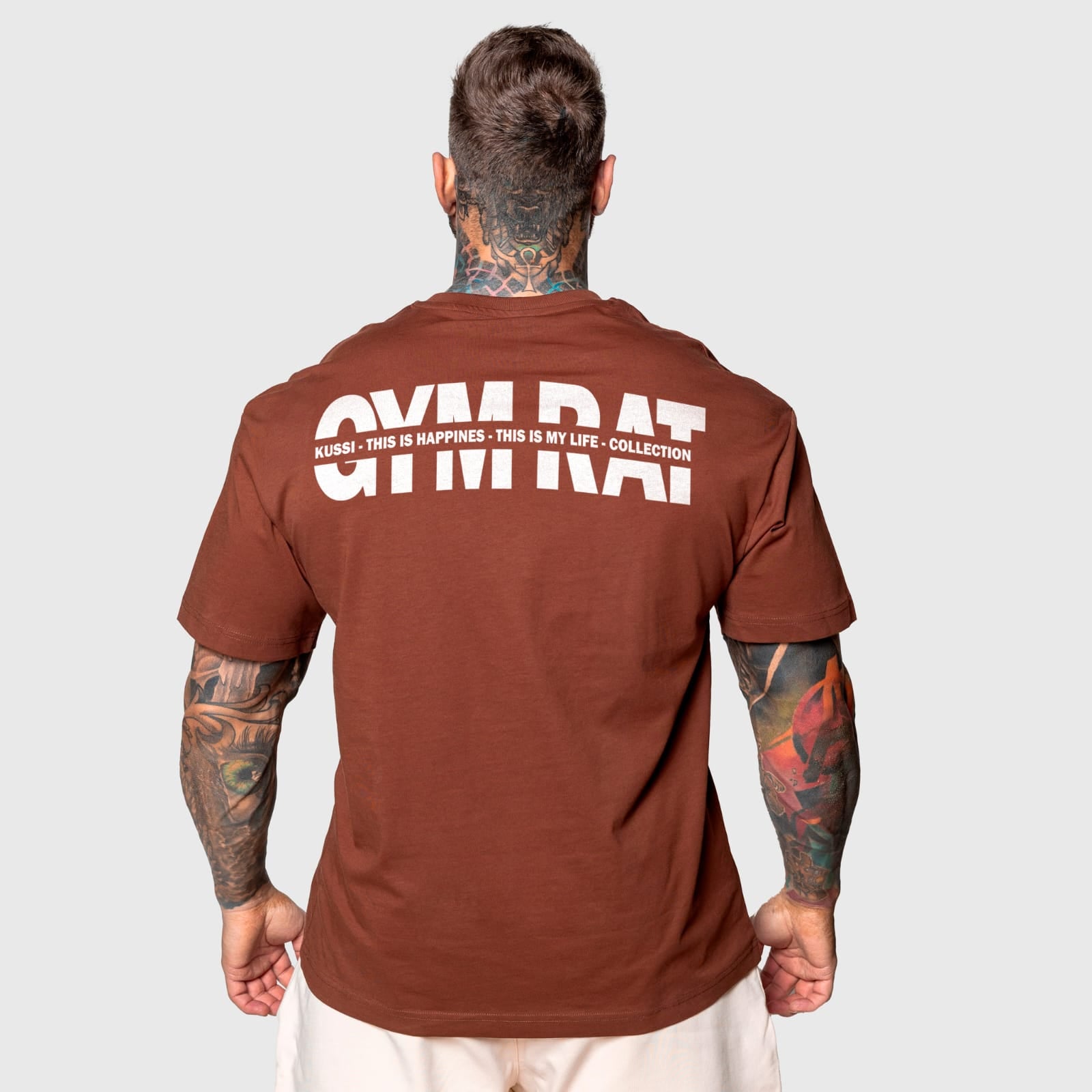 Polera Oversize Gym Rat black