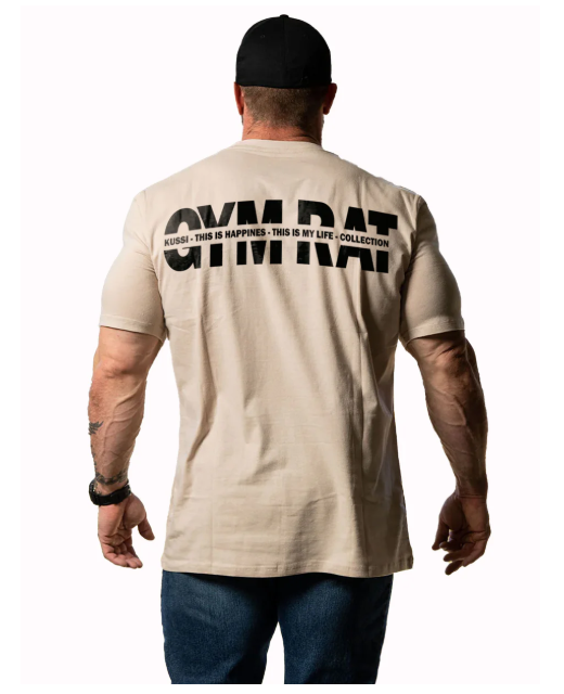 Polera Gym Rat Beige one