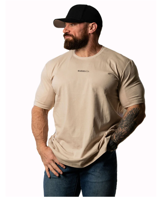 Polera Gym Rat Beige one